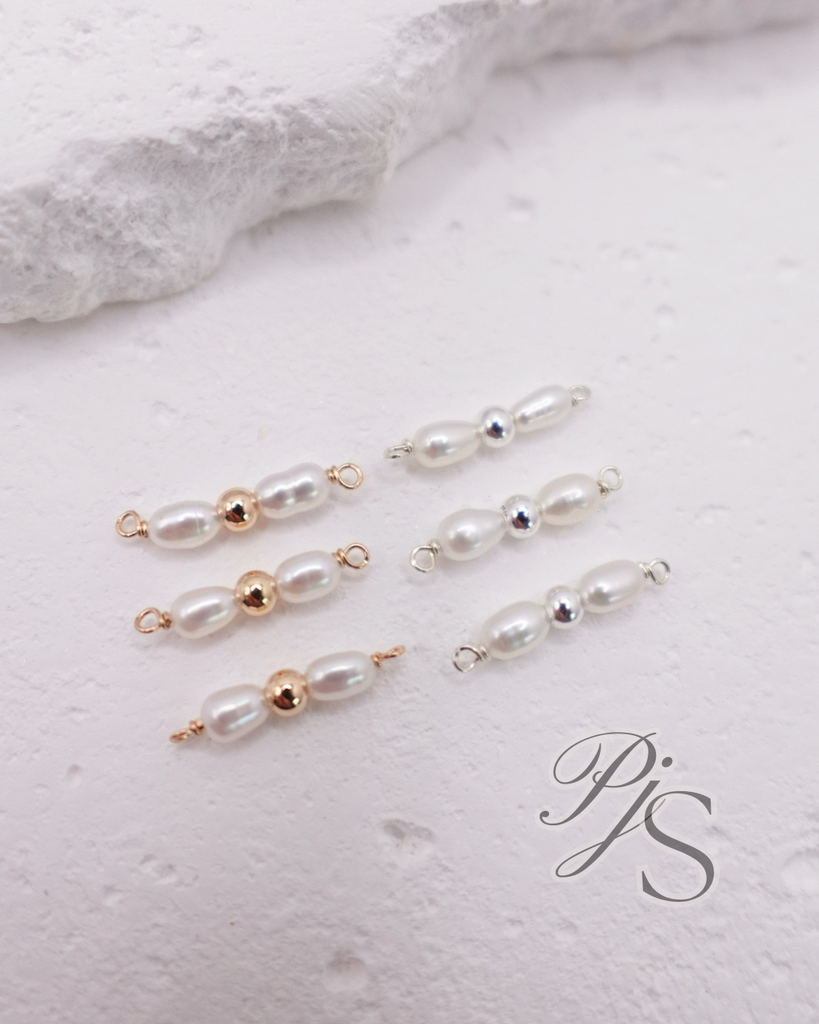 permanent jewellery pearl connectors