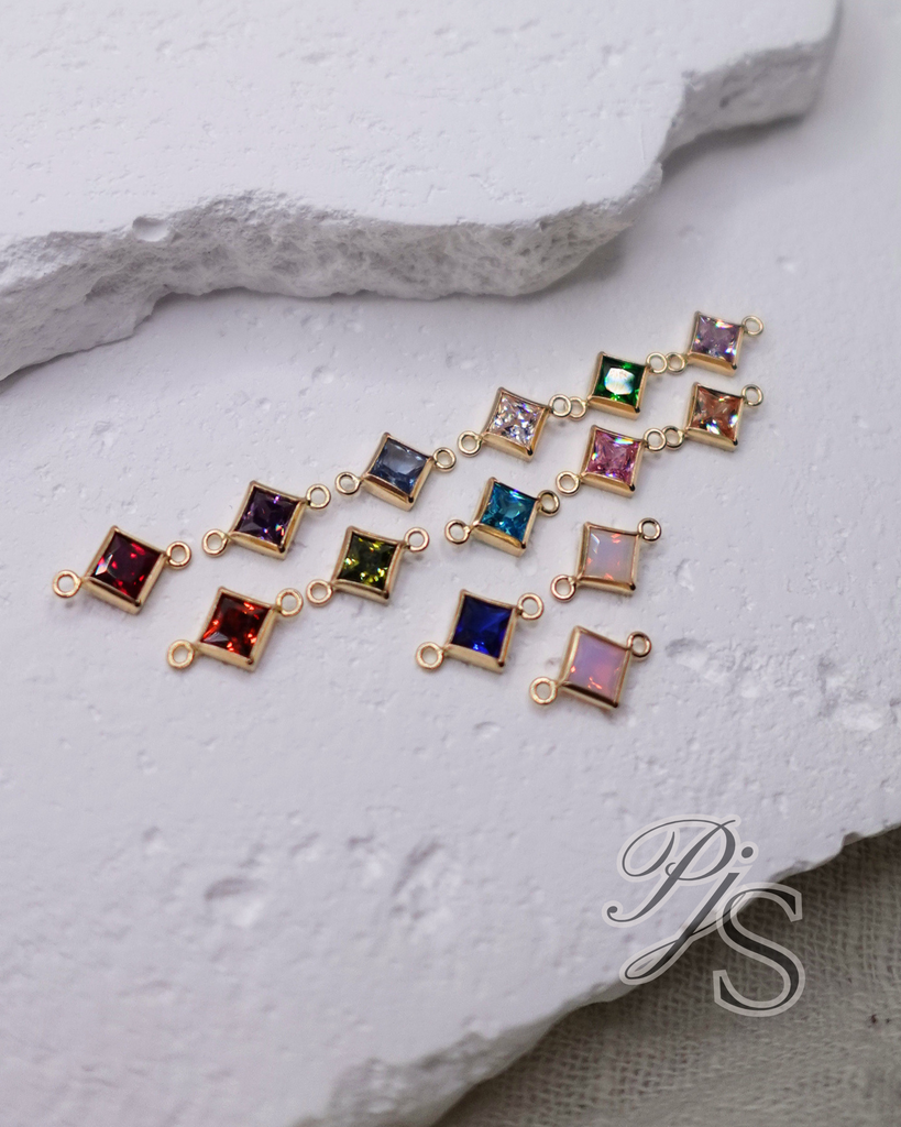 Birthstone Charms & Connectors