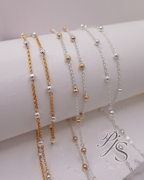 1.35mm Satellite Chain - Mixed Metal