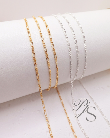 1.3mm Mini Figaro Chain