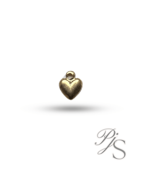 14K Gold Filled, Mini Lovers Heart Charm.PJS