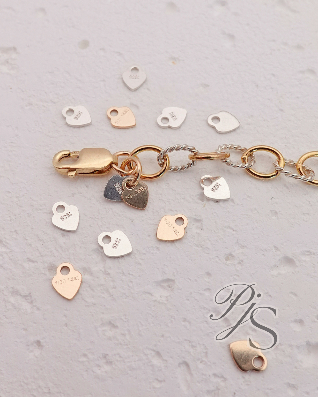 Micro Heart Quality Tags for Permanent Jewellery